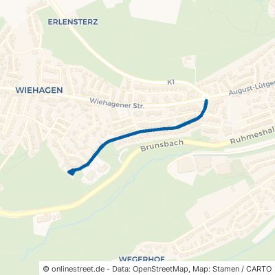 Blumenstraße Hückeswagen Wiehagen 