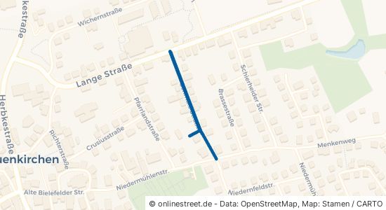 Schmale Straße Melle Neuenkirchen 
