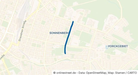 Hofer Straße Chemnitz Sonnenberg Sonnenberg