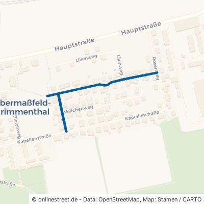 Nelkenweg Obermaßfeld-Grimmenthal 