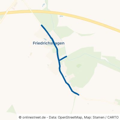 Friedrichshäger Straße Upahl Friedrichshagen 