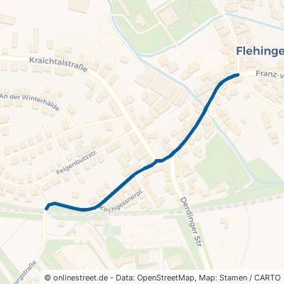 Bissingerstraße Oberderdingen Flehingen 