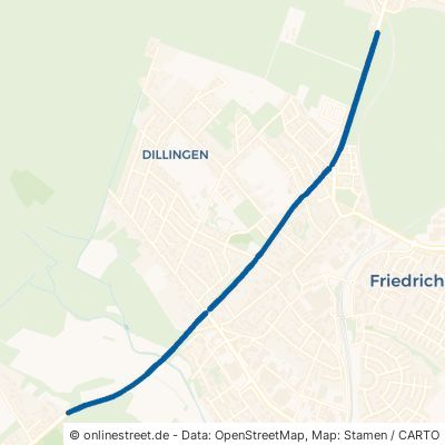 Homburger Landstraße Friedrichsdorf Dillingen 