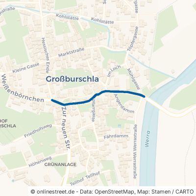 Straße Der Deutschen Einheit Treffurt Großburschla 