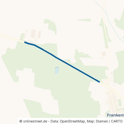 Zülichendorfer Landstraße Nuthe-Urstromtal Frankenförde 