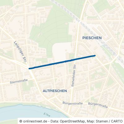 Wurzener Straße Dresden Pieschen-Süd Pieschen