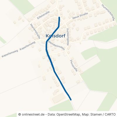 Ahrentaler Straße Sinzig Koisdorf 
