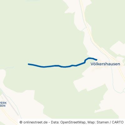 Völkershauser Postweg Westhausen Völkershausen 