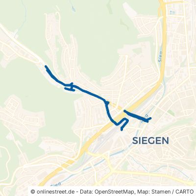Freudenberger Straße Siegen Trupbach 