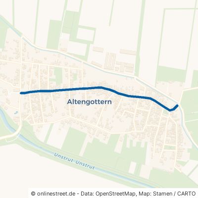 Hauptstraße Unstrut-Hainich Altengottern 