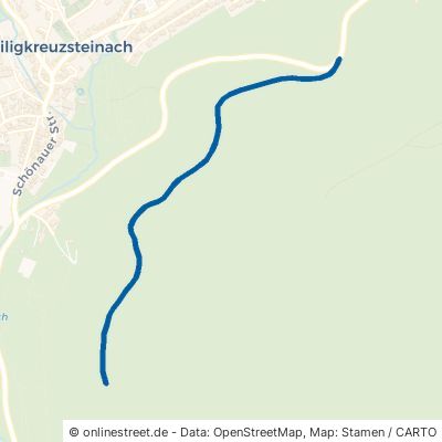 Mittlerer Brunnenbergweg Heiligkreuzsteinach 