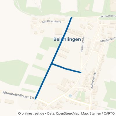 Straße Der Einheit Beichlingen Backleben 