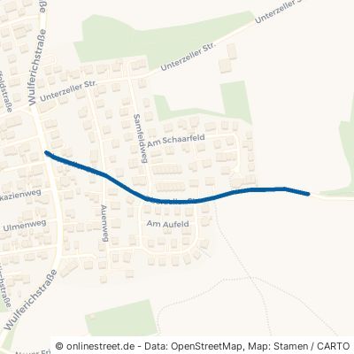 Oberzeller Straße Friedberg Wulfertshausen 