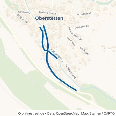 Schrozberger Straße Niederstetten Oberstetten 
