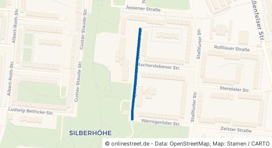 Querfurter Straße Halle (Saale) Silberhöhe 