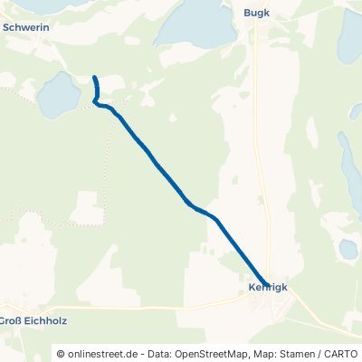 Schweriner Weg Storkow Kehrigk 