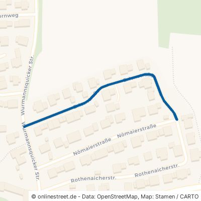 Erlenstraße Erlbach Ellbrunn 