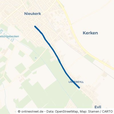 Eyller Straße Kerken Nieukerk 
