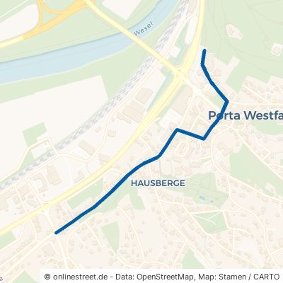 Hauptstraße Porta Westfalica Hausberge 