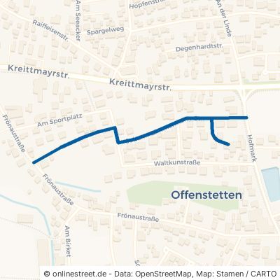 Johann-Zimmermann-Straße Abensberg Offenstetten 