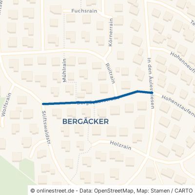 Bergäckerstraße 71573 Allmersbach im Tal Allmersbach 