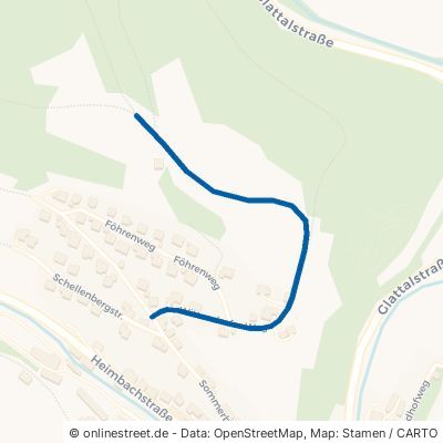 Wittendorfer Weg Dornhan Leinstetten 