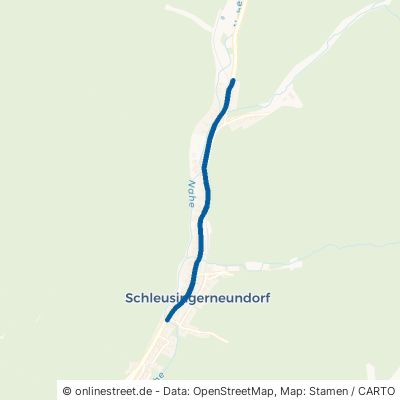 Neue Hauptstraße Nahetal-Waldau Schleusingerneundorf 