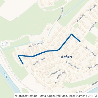 Runkeler Straße Runkel Arfurt 