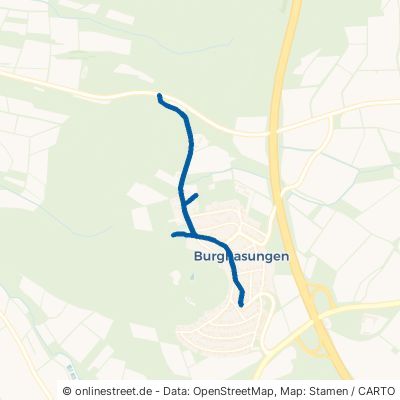 Hasunger Straße Zierenberg Burghasungen 