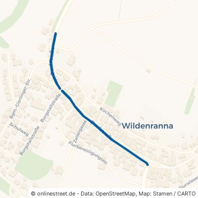 Dorfstraße Wegscheid Wildenranna 