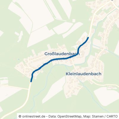 Großlaudenbacher Straße Kleinkahl Großlaudenbach 