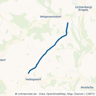 Querweg Lichtenberg Weigmannsdorf 