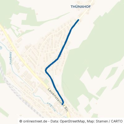 Thünahofer Straße Ludwigsstadt Oberneuhüttendorf 