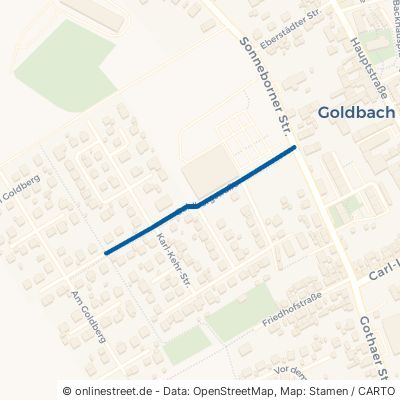 Goldbergstraße Nessetal Goldbach 