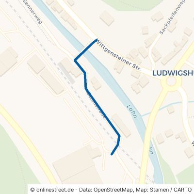 Hüttenstraße Biedenkopf Ludwigshütte 