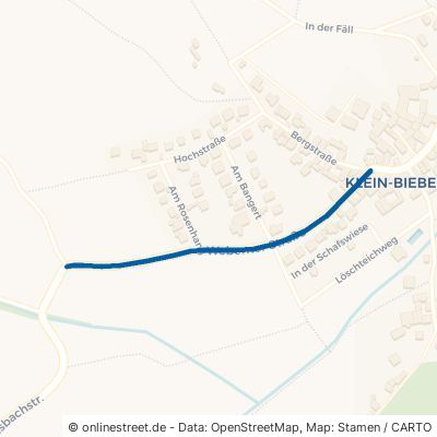 Weberner Straße Modautal Klein-Bieberau 