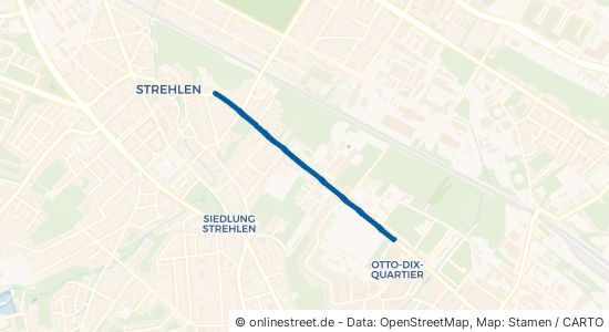 Reicker Straße Dresden Strehlen 