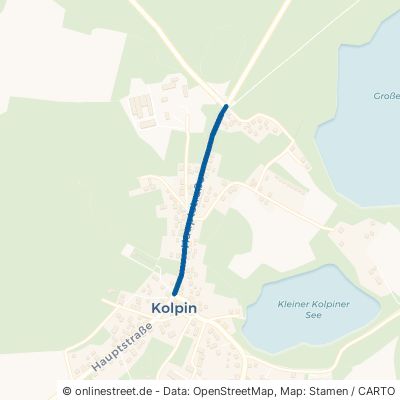 Hauptstraße Reichenwalde Kolpin 