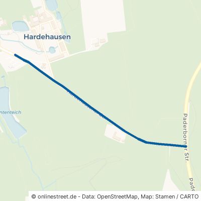 Hardehausener Straße Warburg Scherfede 