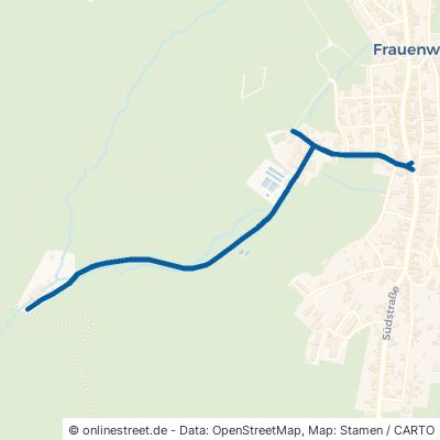 Fraubachtal Ilmenau Frauenwald 