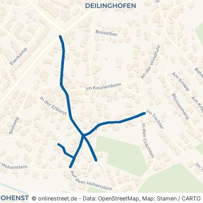 Nieringser Weg Hemer Deilinghofen 