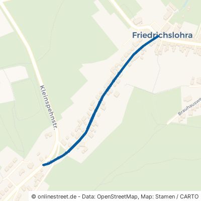 22er Straße Großlohra Friedrichslohra 