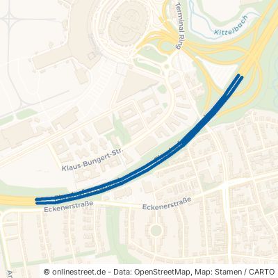 Flughafentunnel Düsseldorf Unterrath 