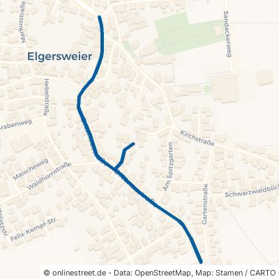 Ortenaustraße Offenburg Elgersweier 