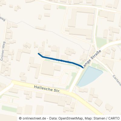 Kurze Straße Kabelsketal Gröbers 