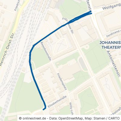 Bitterfelder Straße Dessau-Roßlau Innenstadt 