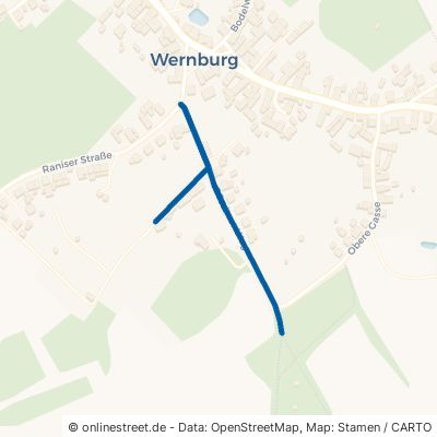 Gössitzer Weg Wernburg 