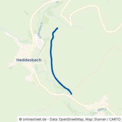 Unterer Dammbergweg Heddesbach 