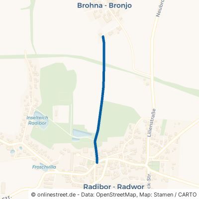 Brohnaer Weg Radibor Brohna 