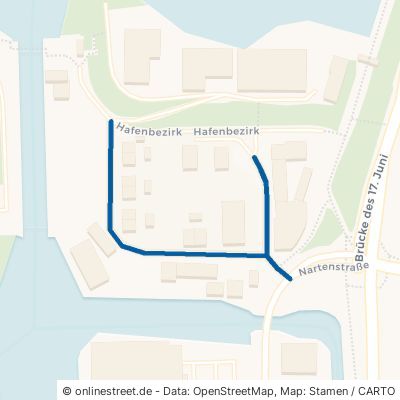 Hafenbezirk Hamburg Harburg 